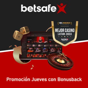 Betsafe: Promoción «Jueves con Bonusback»